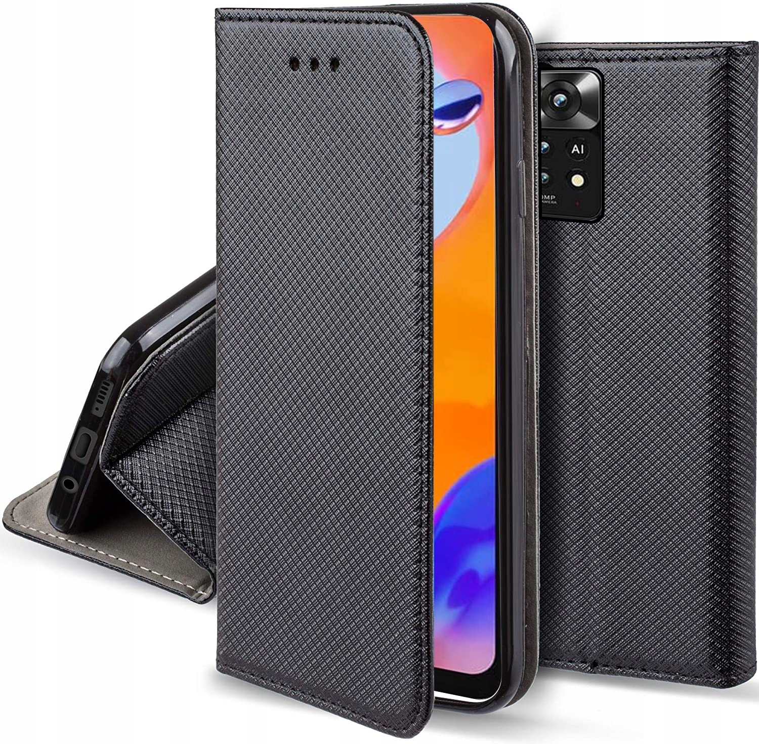 

Etui Magnet Szkło do Xiaomi Redmi Note 11 Pro 5G
