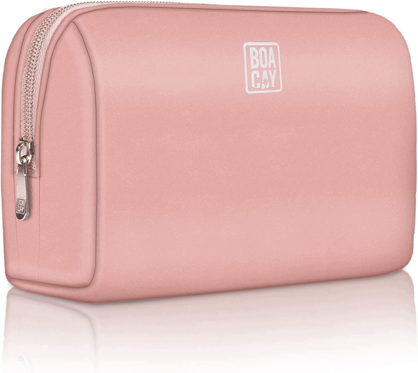 Mała kosmetyczka podróżna Dusty Rose z zamkiem organizer mini