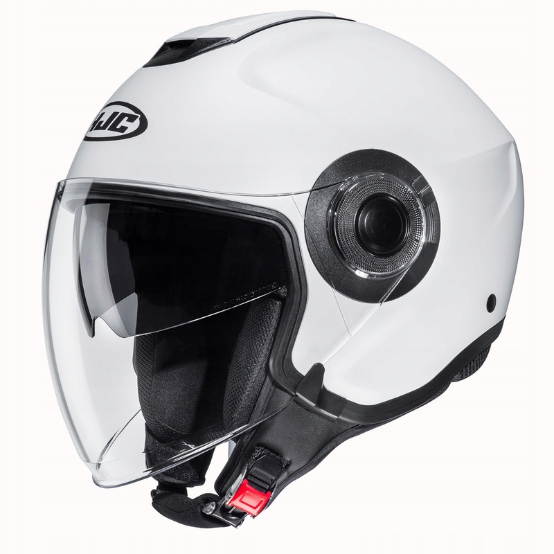 Moto prilba otvorená Hjc I40N Solid Pearl White S