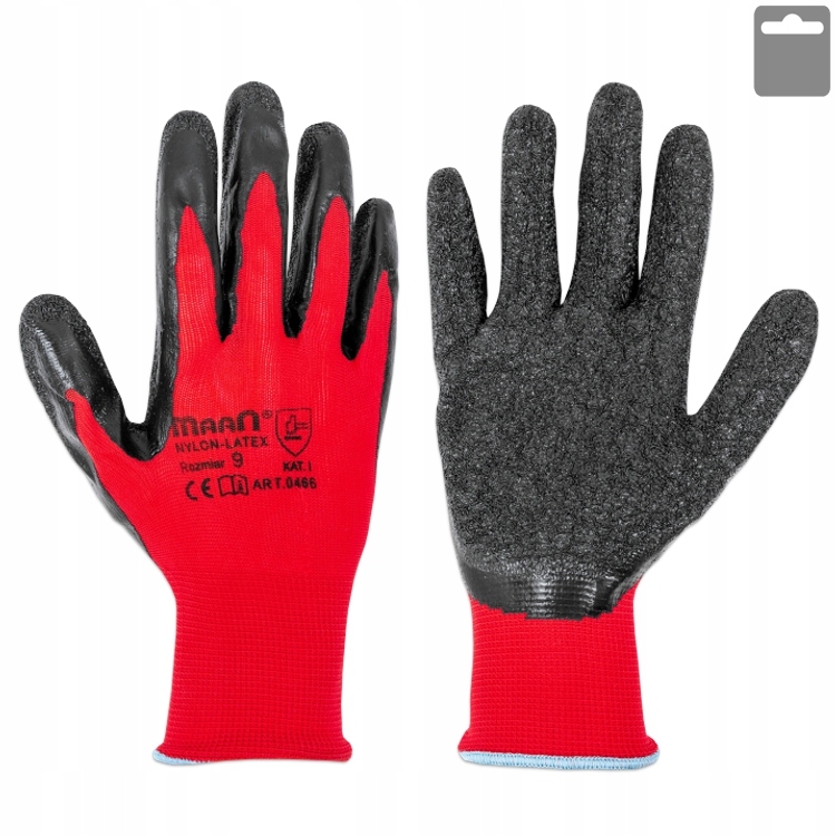 

Rękawice ochronne Nylon Latex euro zawieszka 10
