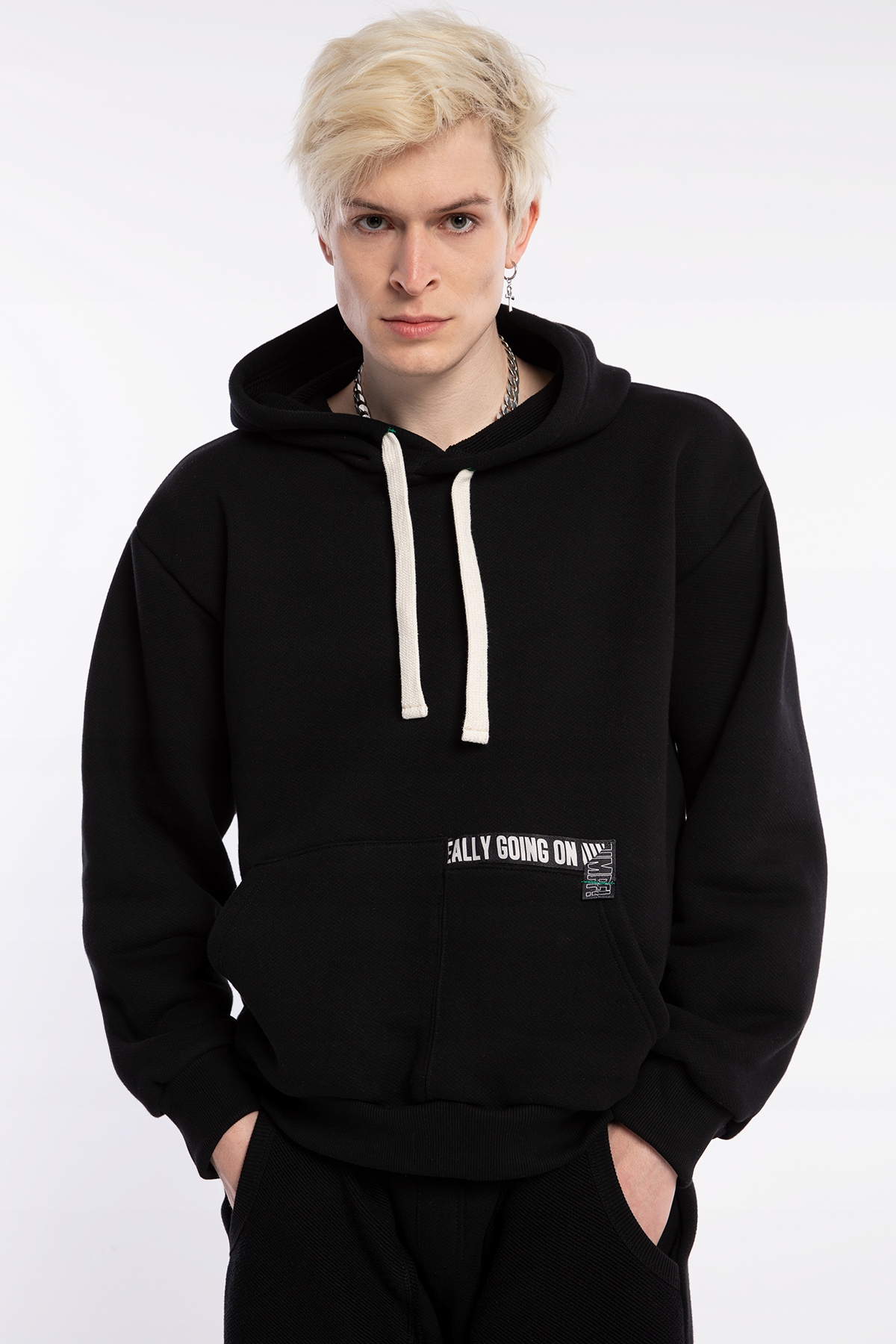 Pánská Mikina S Kapucí Humpf Italia HB-HB002-BLK-S