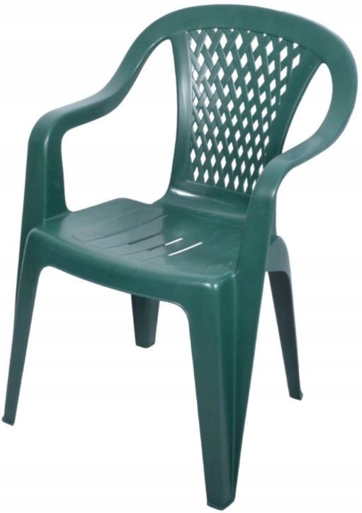 ZESTAW MEBLI OGRODOWYCH 4+1 KRZESŁA STÓŁ ZIELONY Linia 1