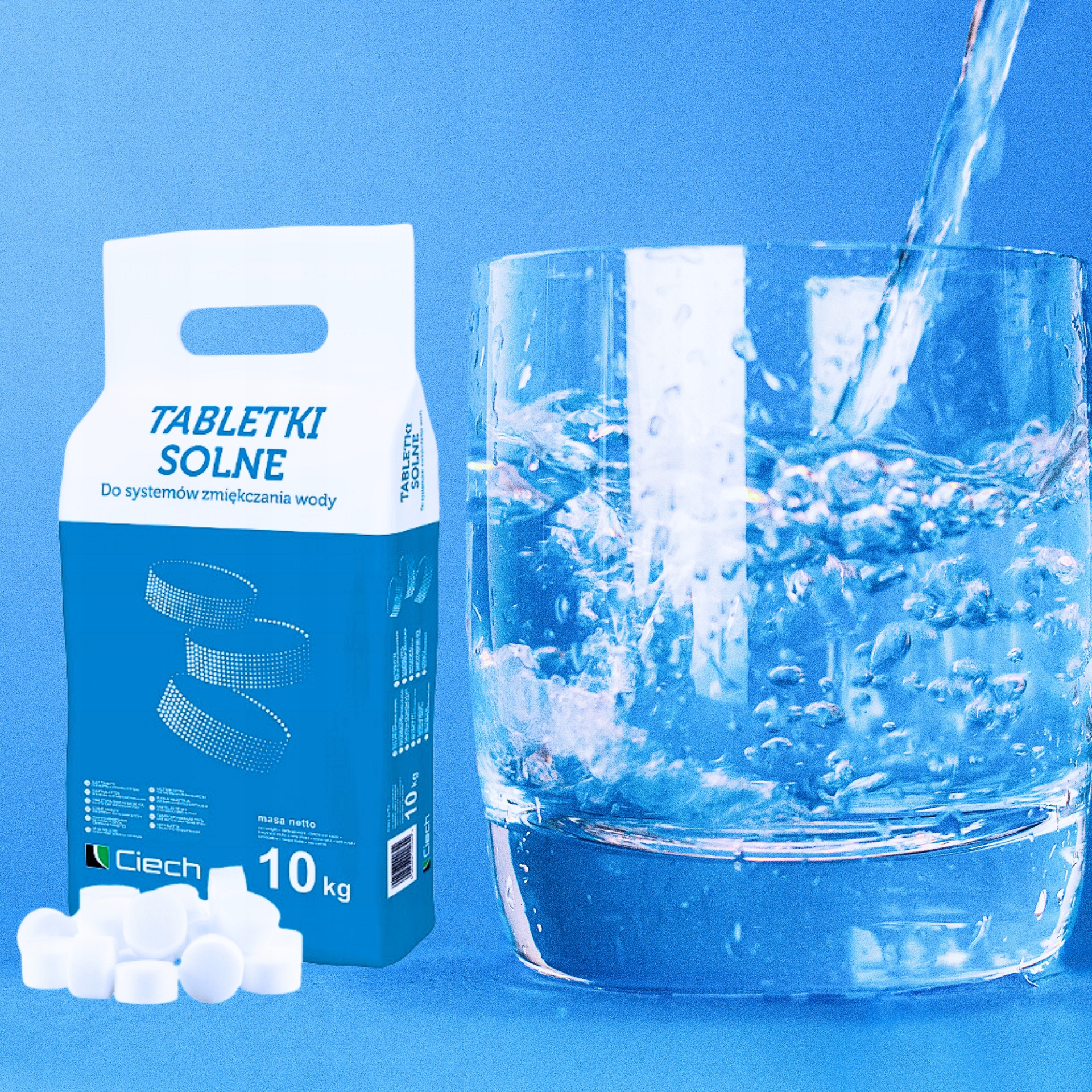 SÓL TABLETKI SOLNE DO ZMIĘKCZACZ STACJI ZMIĘKCZACZA UZDATNIANIA WODY 10 KG Rodzaj zmiękczacz