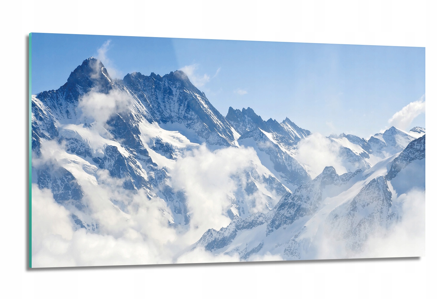 dekor Hory Alpy mraky dekor 120x60 s grafikou
