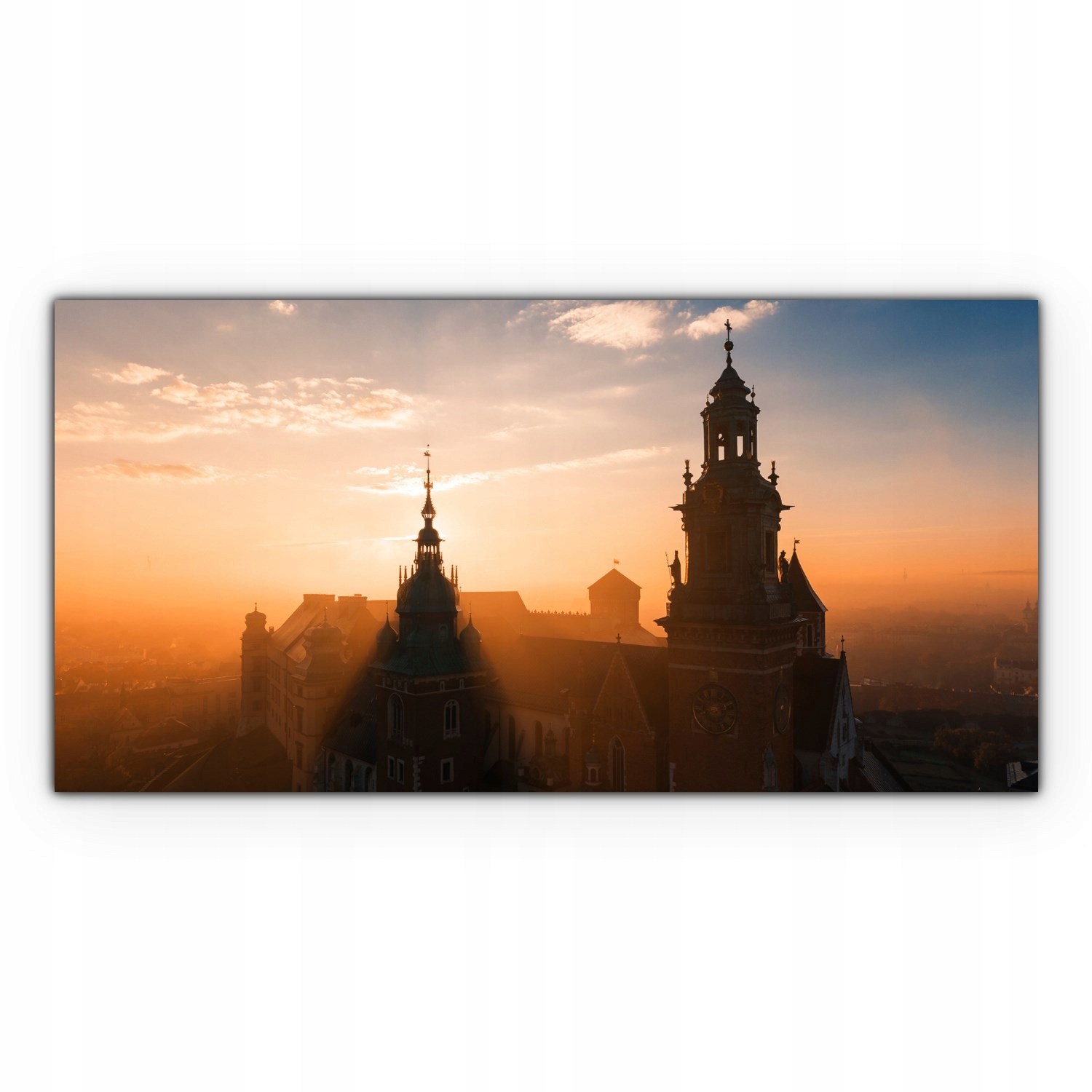 

Obraz na płótnie z foto 120x60 Zamek Wschód Słońca