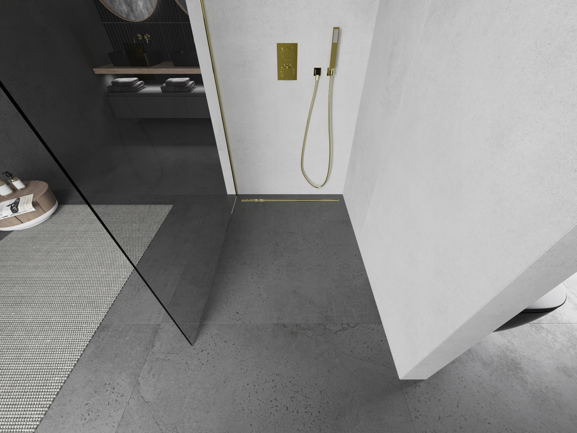 MEXEN KIOTO ŚCIANKA PRYSZNICOWA 50x200 szkło 8 mm Marka Mexen