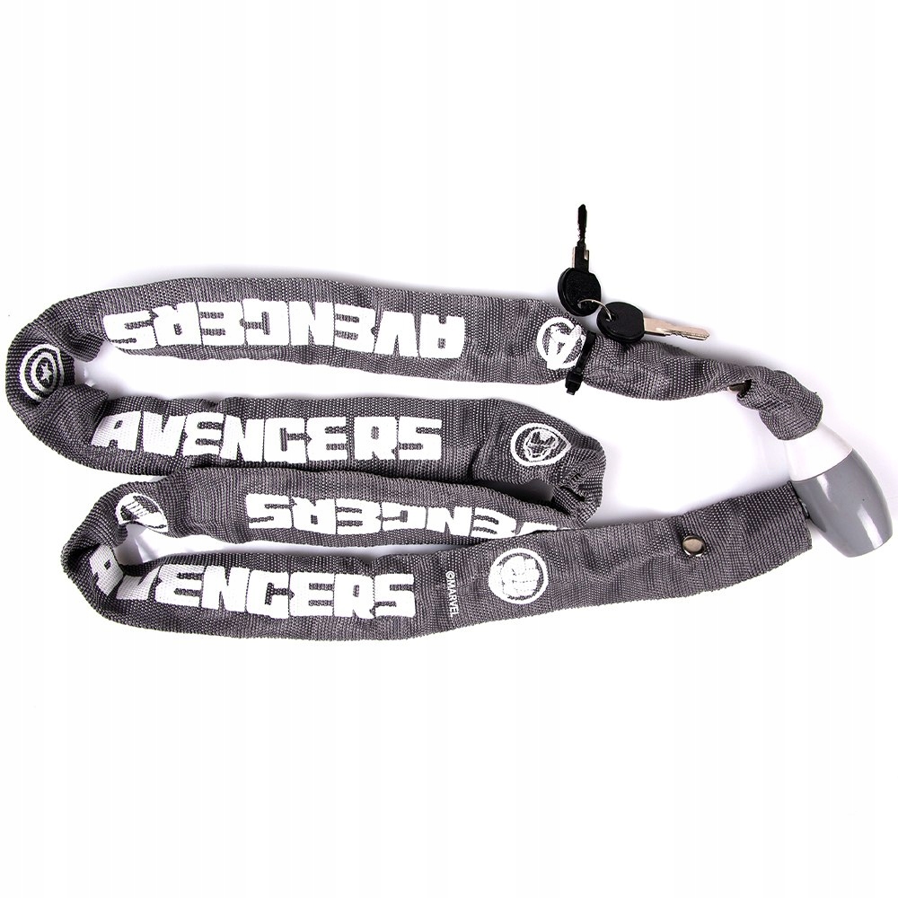 

Blokada Rowerowa Zabezpieczenie Łańcuch Avengers