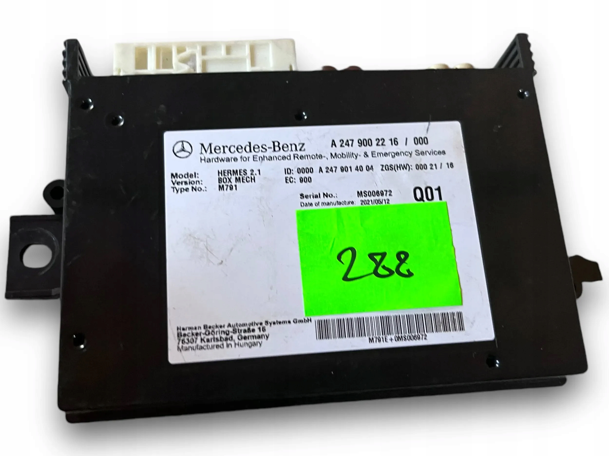 MERCEDES W247 control unit TELEMATIK 2479002216 @M