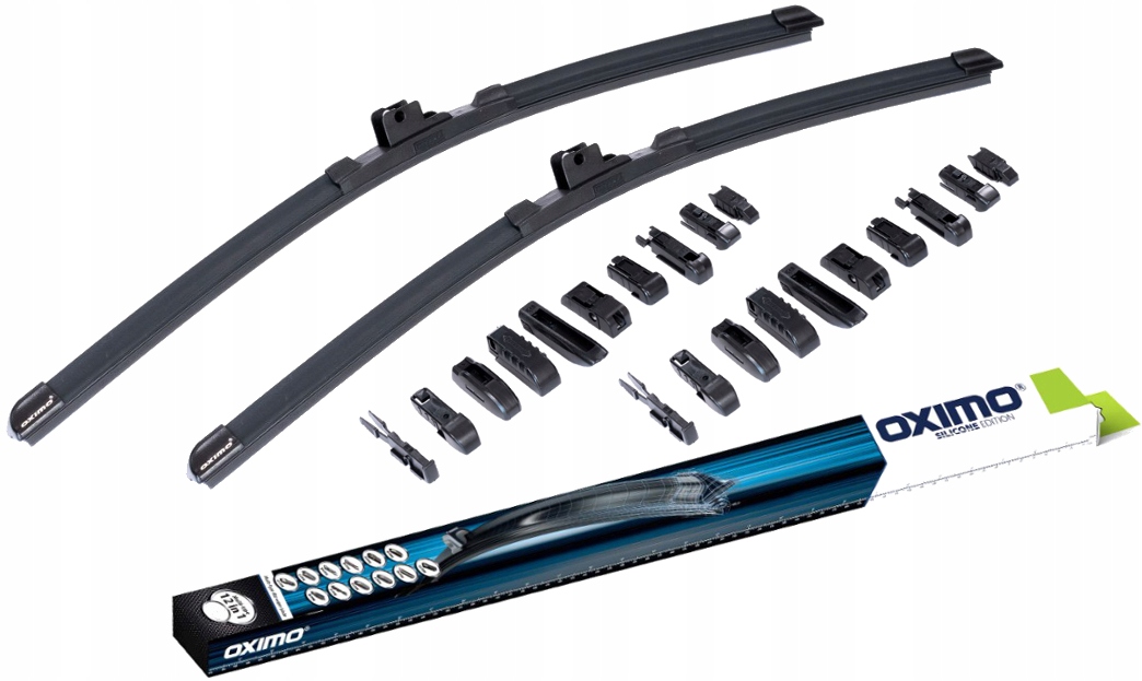 WYCIERACZKI PŁASKIE OXIMO 65cm+50cm komplet