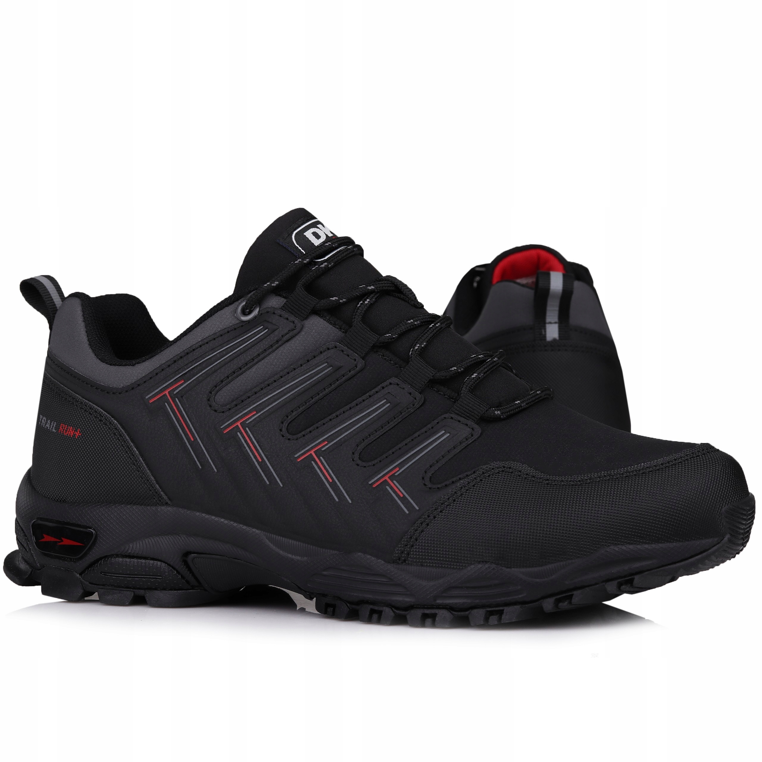 Pánské boty Dk Forest VB16970 Black Dk. Grey Red