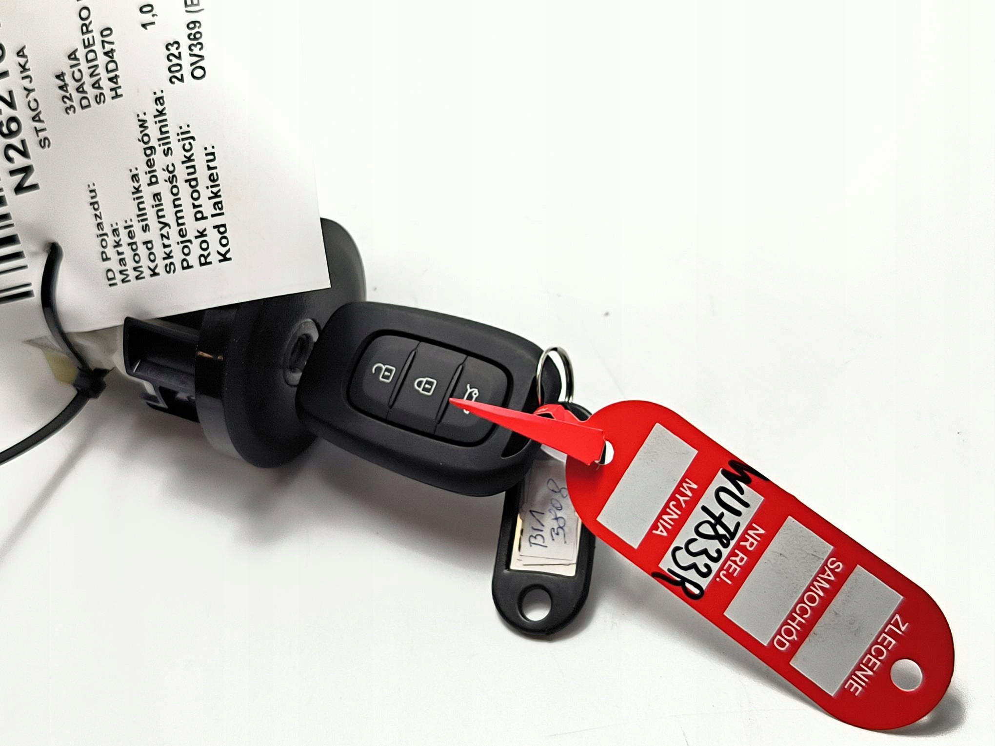 ignition key 285912220R DACIA SANDERO III LIFT