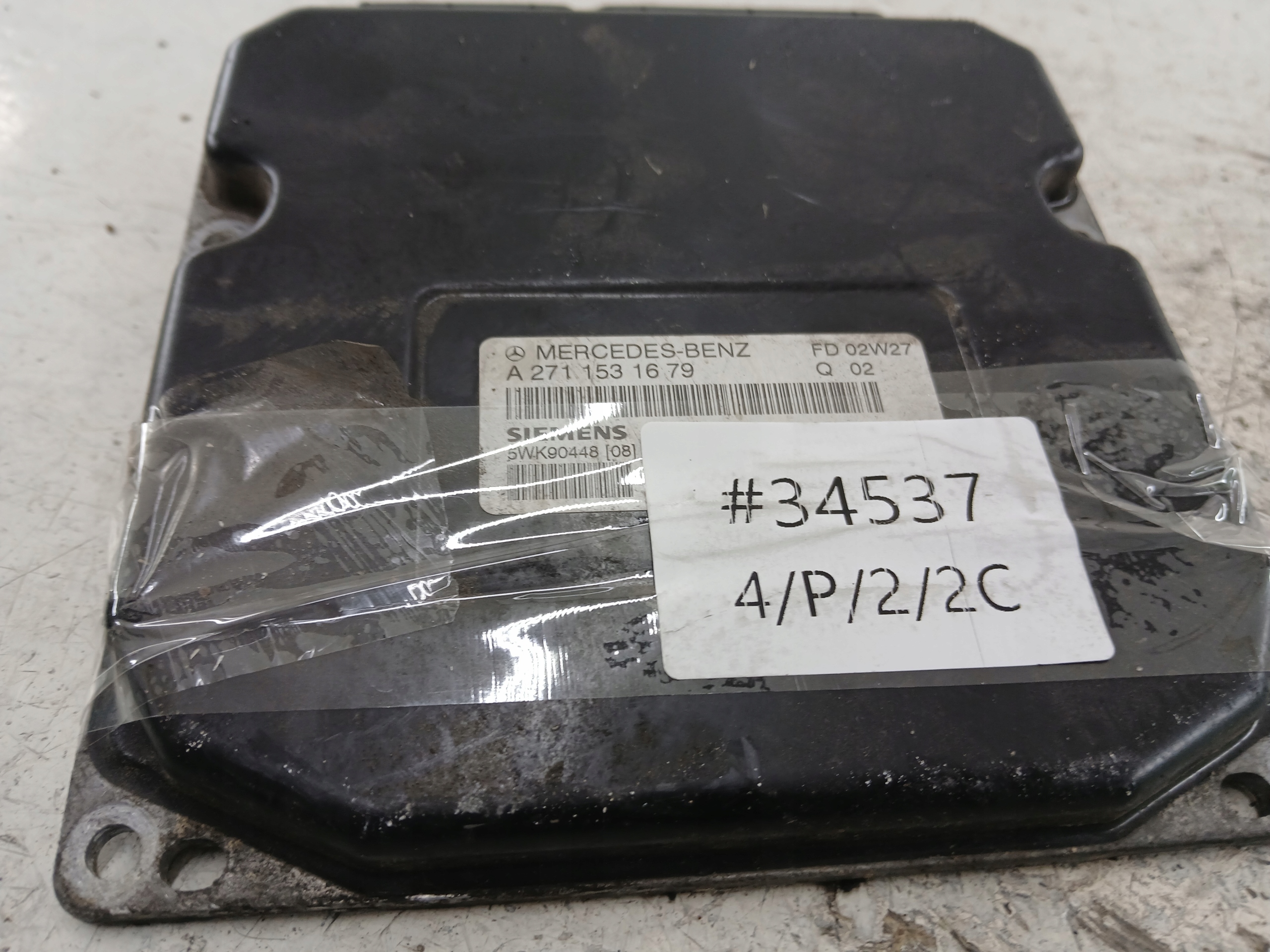 MERCEDES W203 1.8 K control unit computer of the engine A2711531679