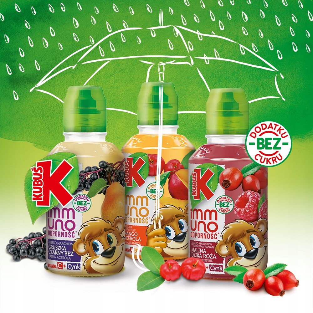 Sok Kubuś immuno Mango acerola dla dzieci cynk 6x200ml Kod producenta X6