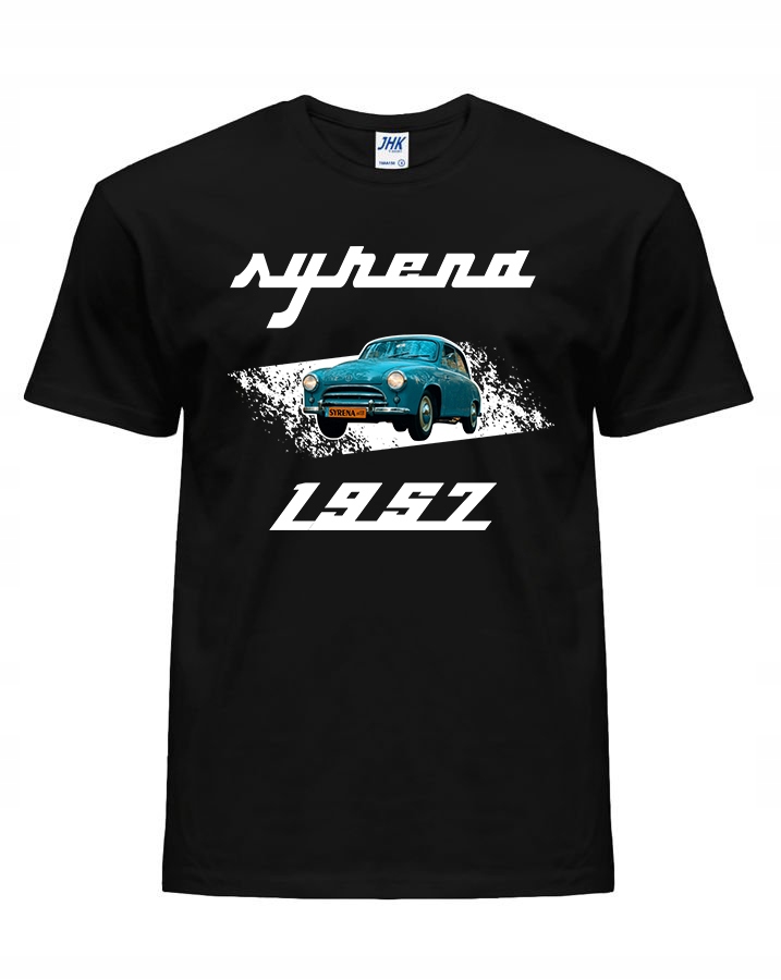 

koszulka t-shirt Samochód Prl Syrena retro Xs