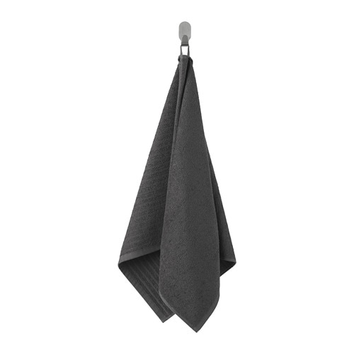 

Ikea Vagsjon Ręcznik do rąk ciemnoszary 50x100cm
