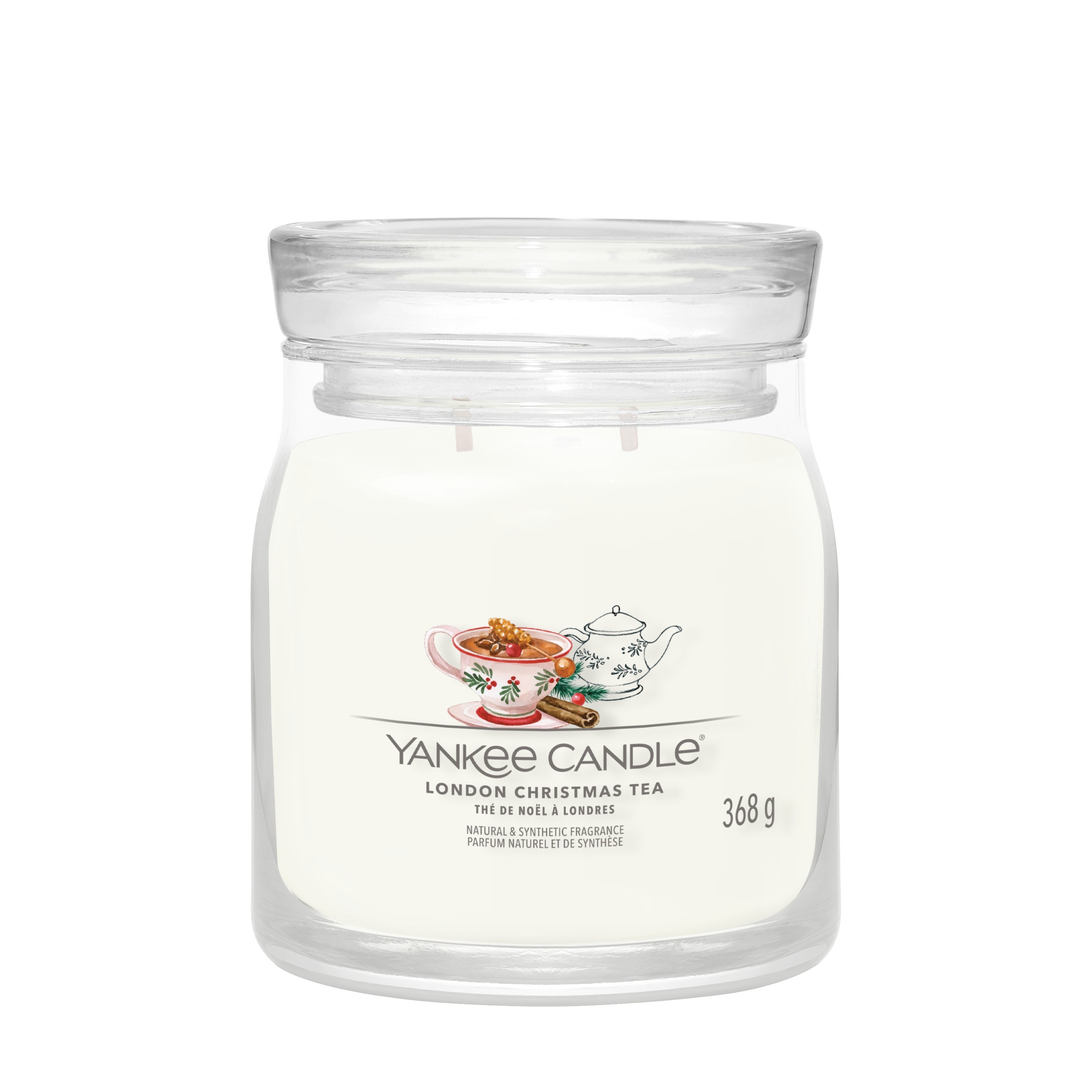 Střední svíčka Signature London Christmas Tea Yankee Candle