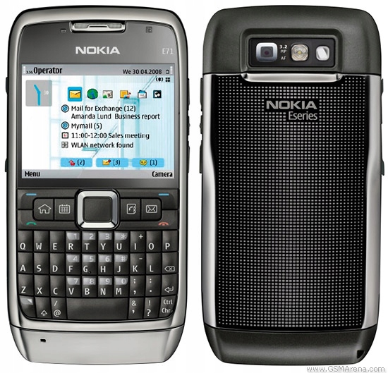 Мобильный телефон Nokia E71 256 МБ / 128 МБ 3G серый