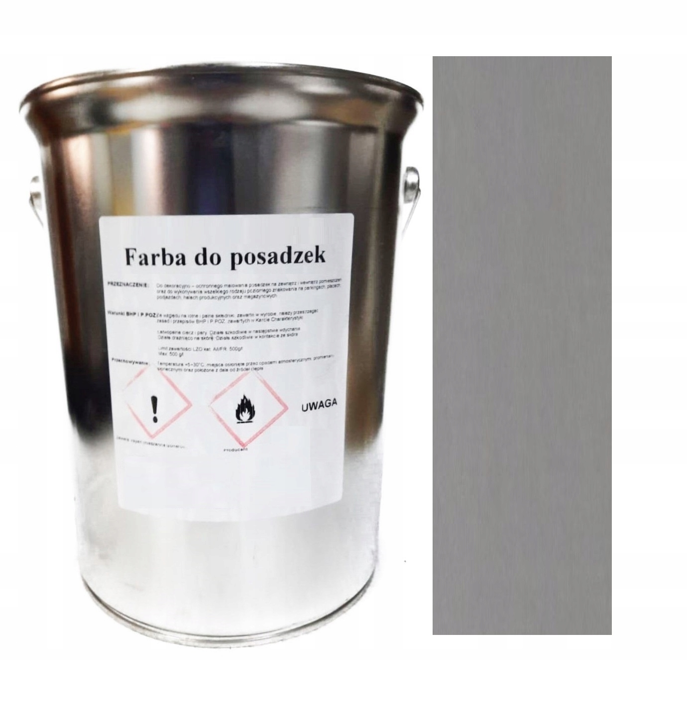 

Farba Żywica Do Posadzek Betonu Garażu Szara 5L