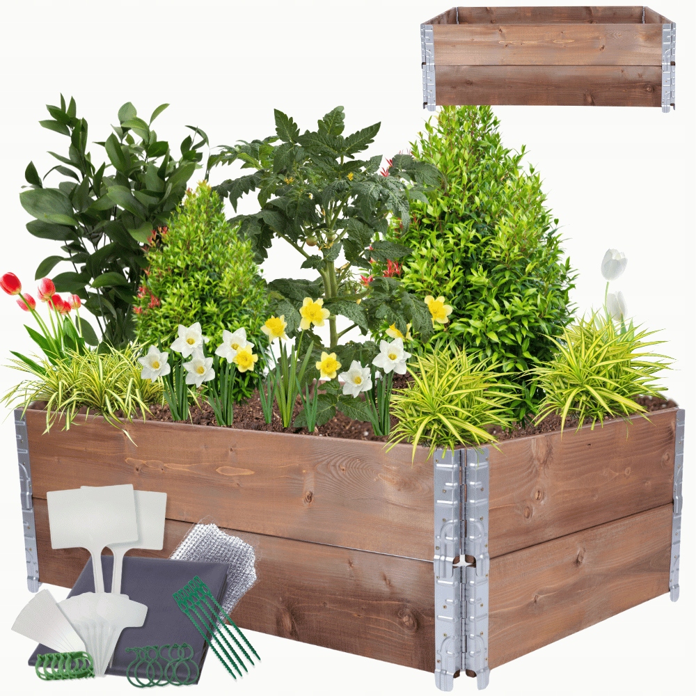 Zeleninový Záhon kaskádový, regulovatelný, vyvýšený záhon, impregnace 40x120x80