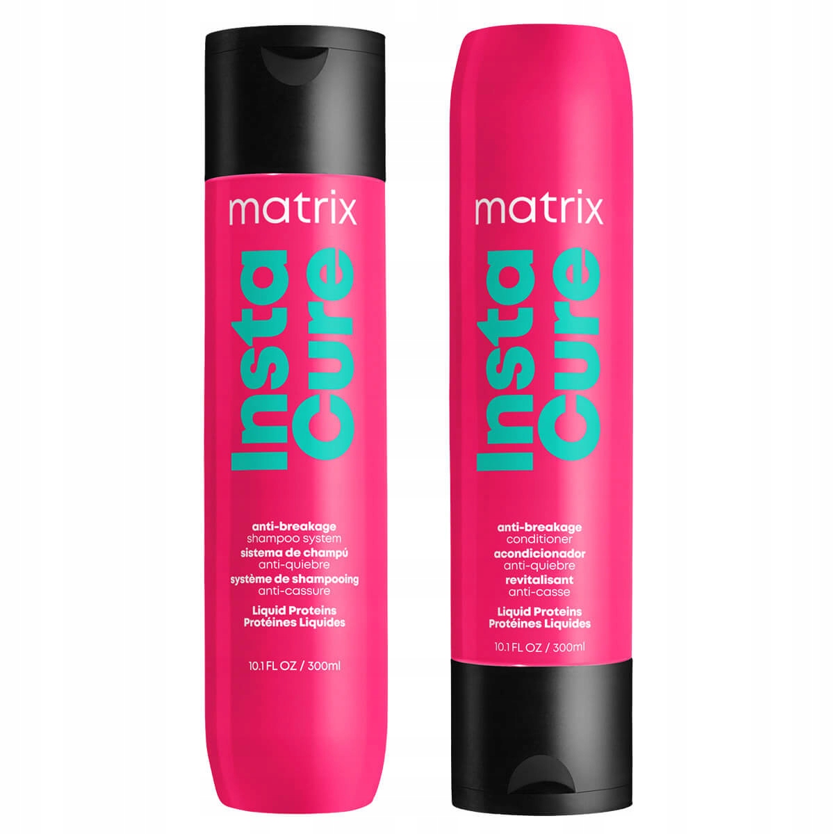 Matrix Insta Cure zestaw wygładzenie włosów łamliwych szampon odżywka