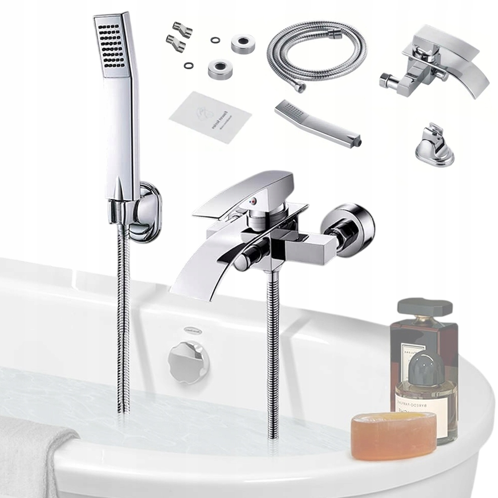 Nástěnná Vanová Sprchová Baterie Baterie Se Sprchou Do Vany