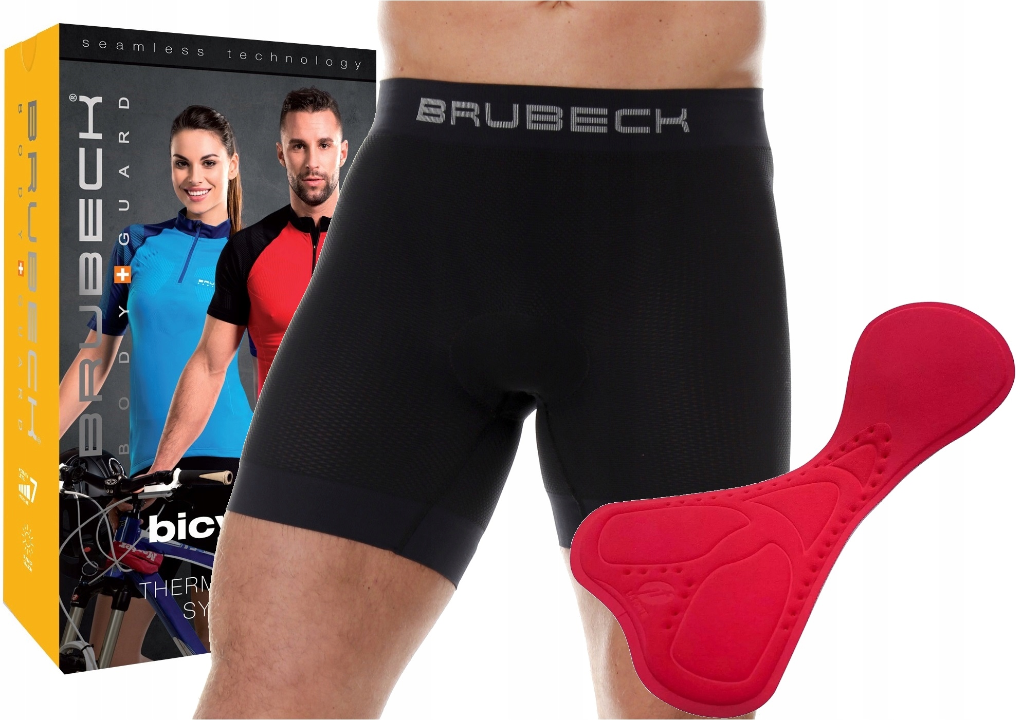 

Brubeck Bokserki Rowerowe Z Piankową Wkładką 2XL