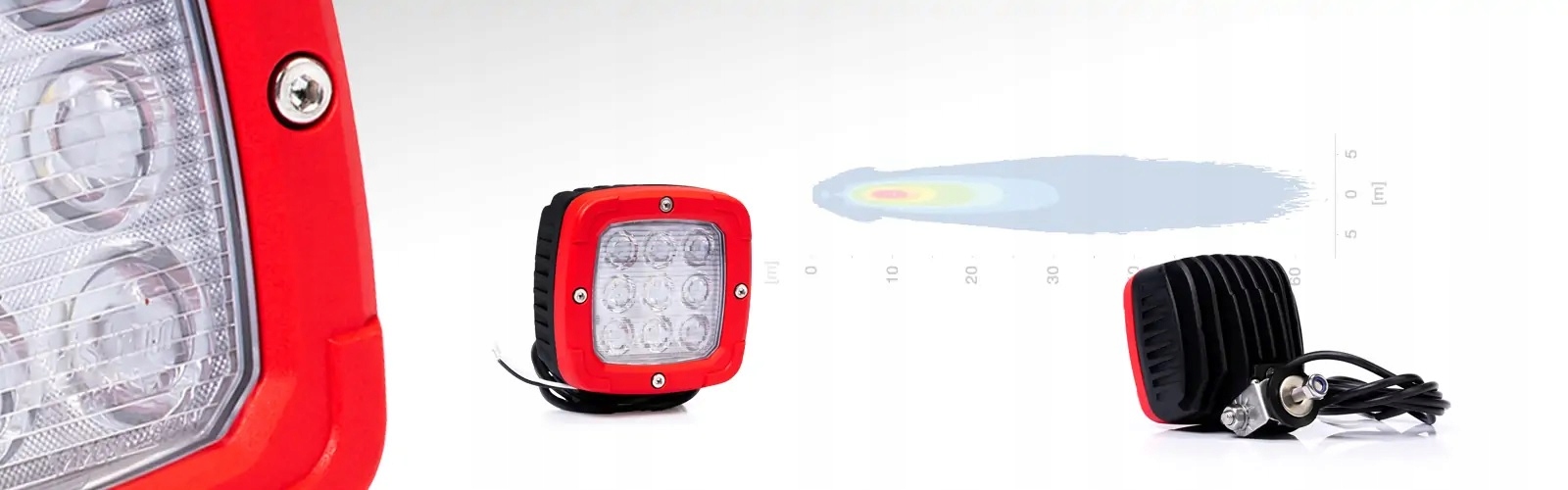 LAMPA HALOGEN ROBOCZY LED 4100LM FRISTOM FT 361 Purpose ground lighting surroundings lighting