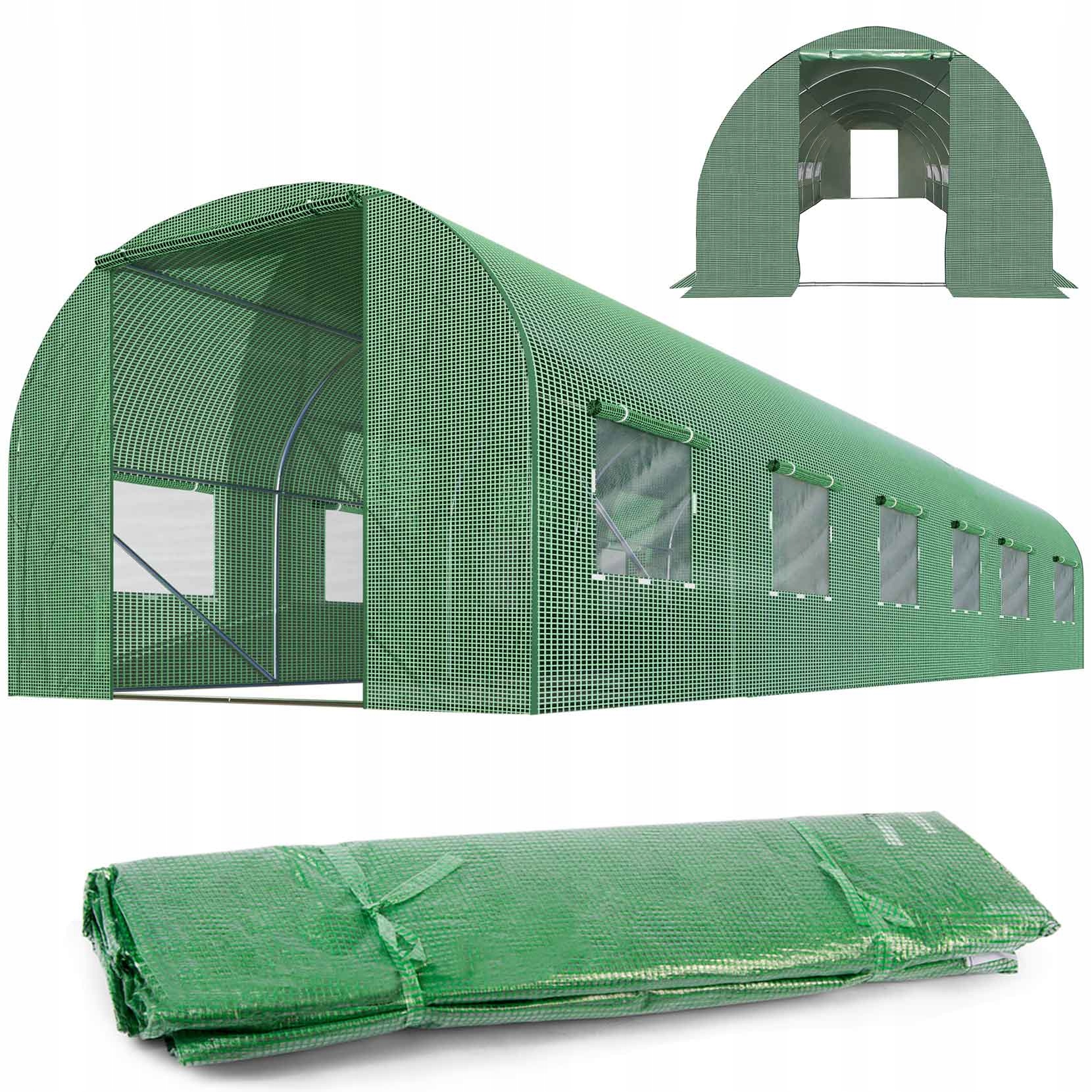 Náhradná Fólia Na Záhradný Tunel 6x3 600x300 18 m2 Hrubá Zelená