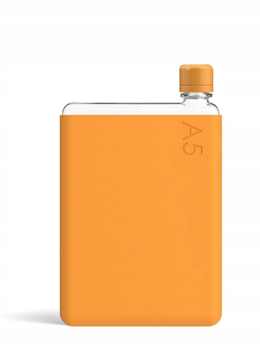 Módní ekologická láhev na vodu Memobottle Original A5 750 ml mandarinka