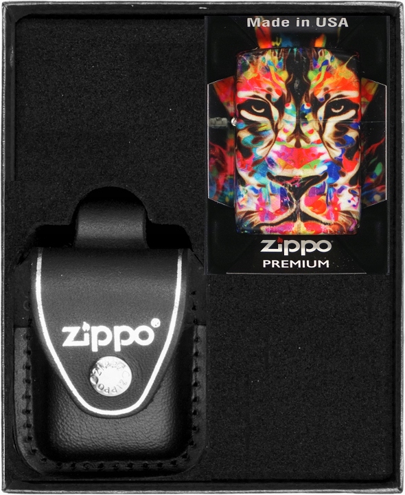 Zestaw Zippo Zapalniczka Lion Design prezentowy*nr3