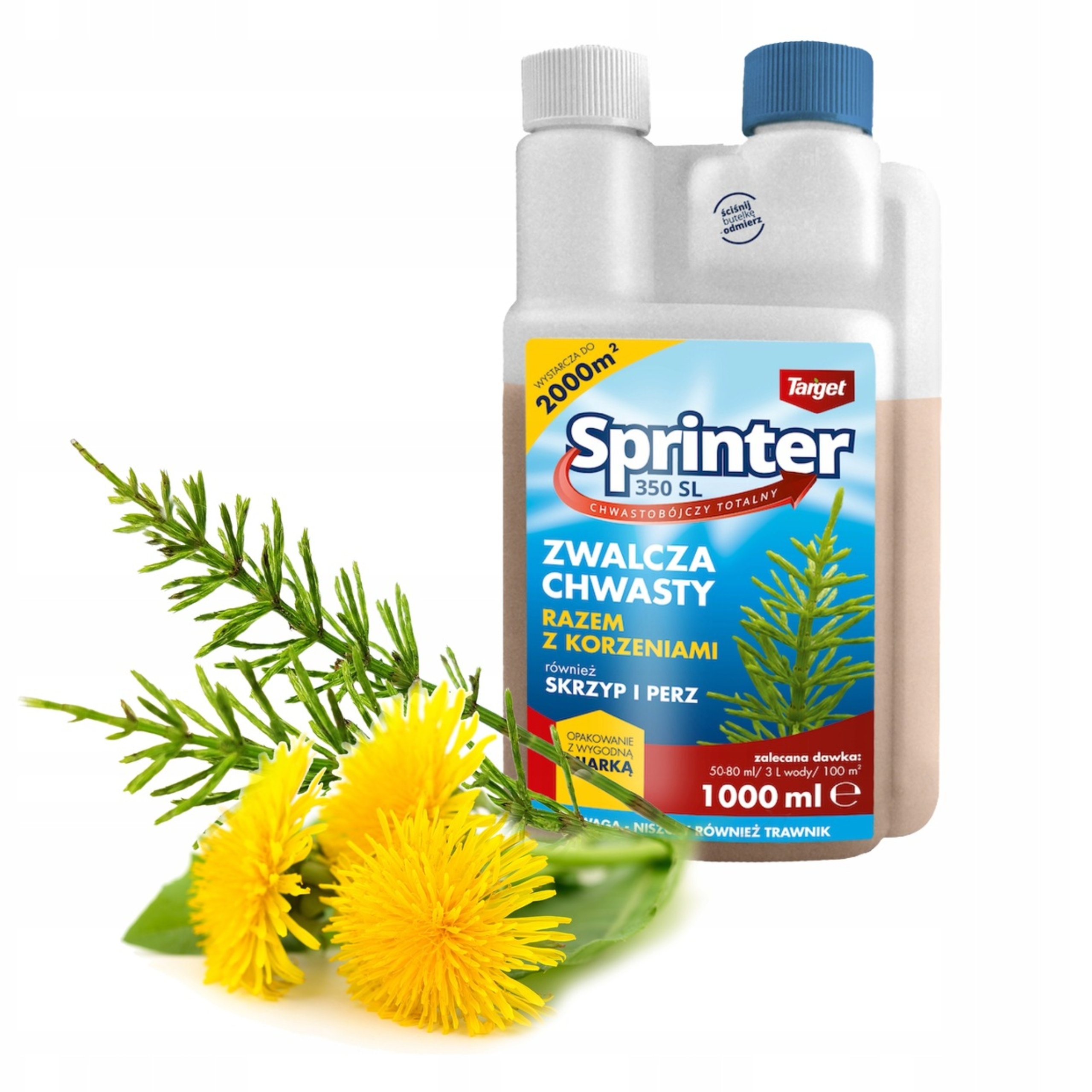 Sprinter 350 Sl 1000ml Zwalcza Chwasty i Korzenie Skutecznie do Ogrodu