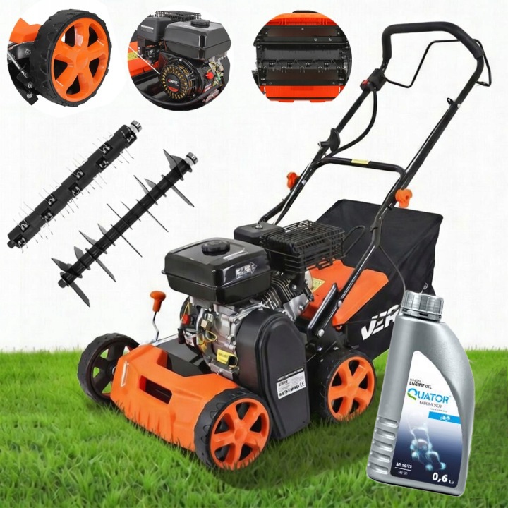 Aerator Spalinowy 7,0Hp! 40cm! +2 Wałki +olej, Wertykulator Do Trawnika!
