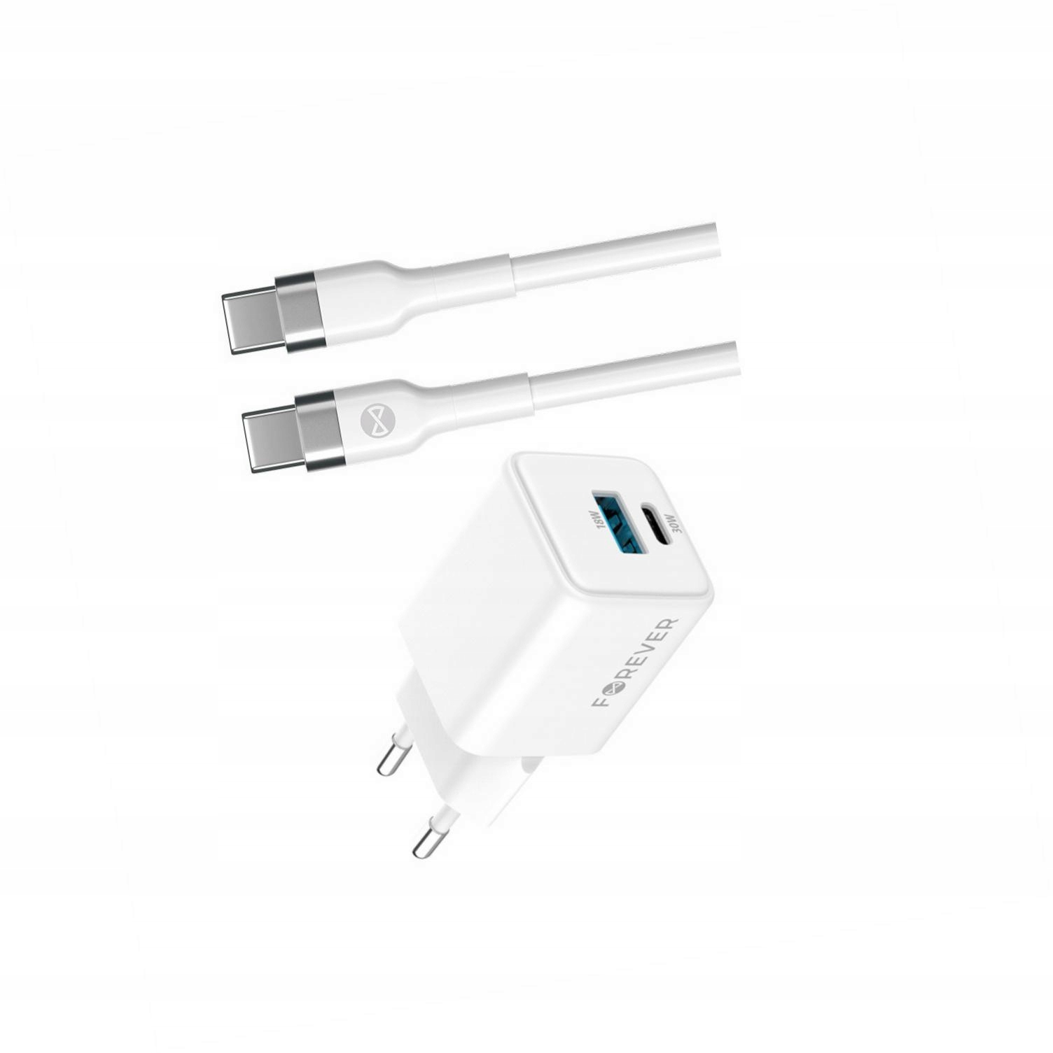 Szybka ładowarka GaN 30W Usb i Usb-c z kablem do Samsung Galaxy A70