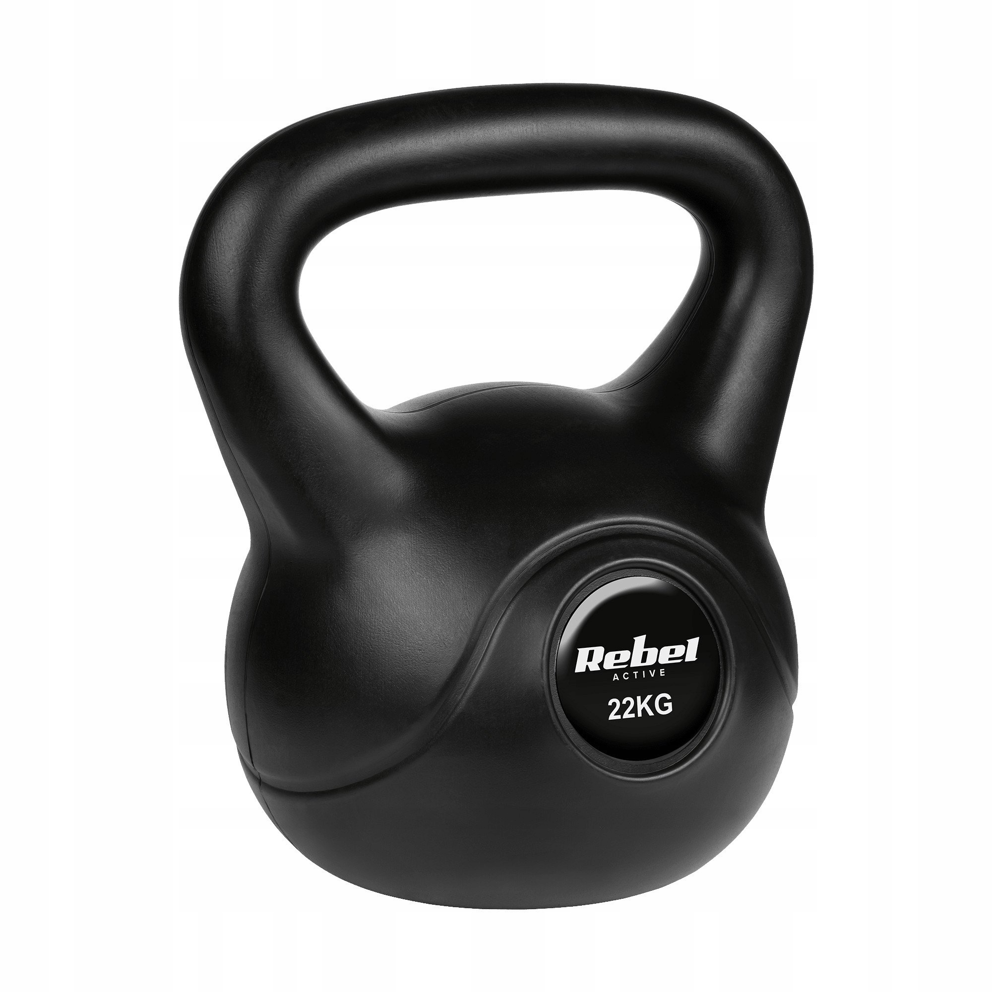 Rebel RBA-2321 Kettlebell Active 22 kg, černý