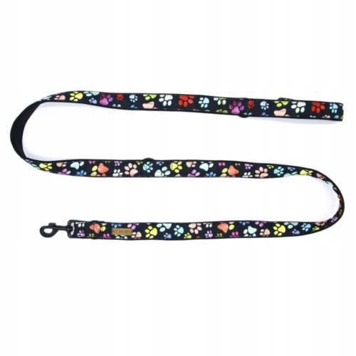 Vodítko Barevné tlapky 200 cm