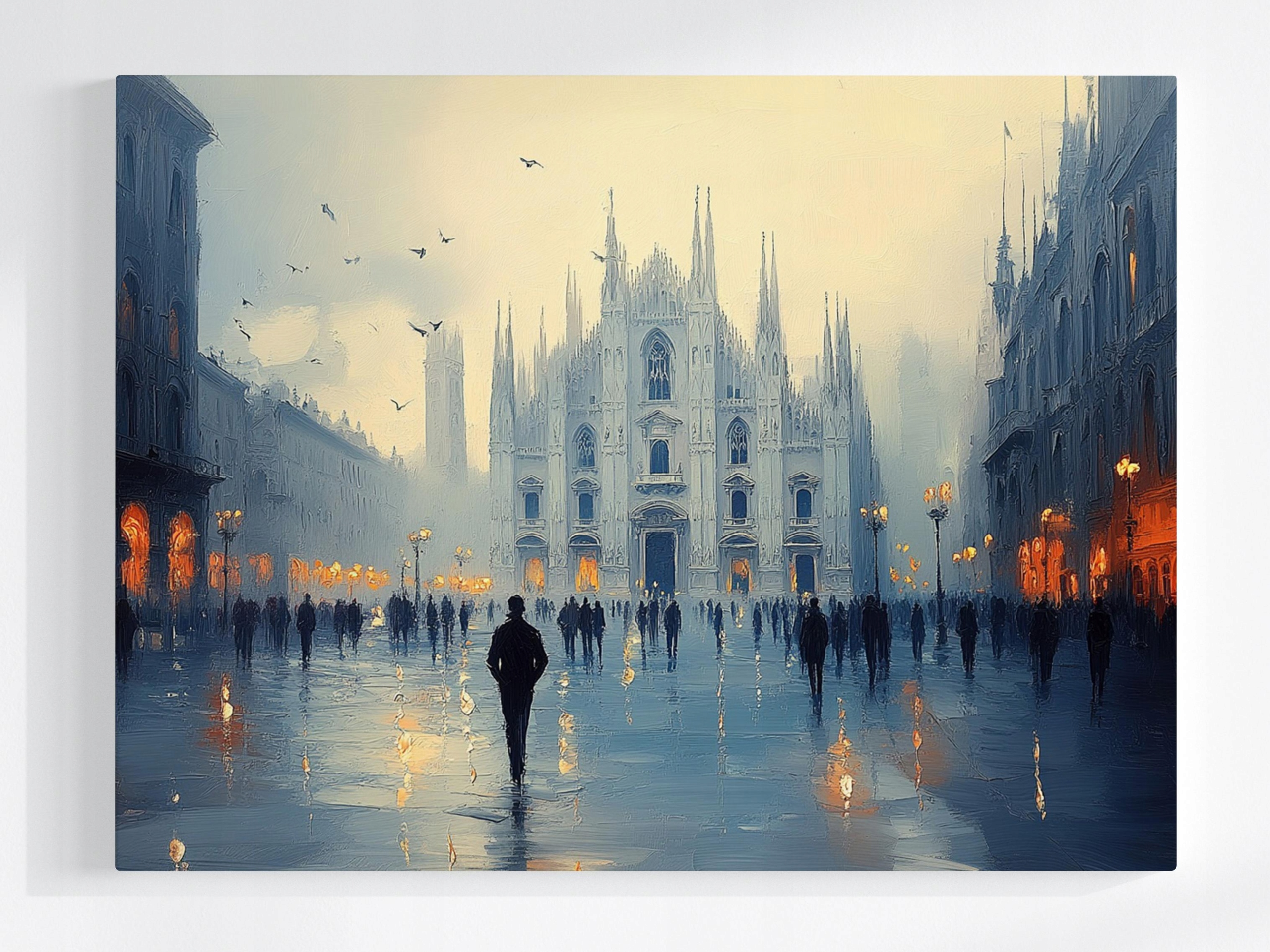 Obraz Na Plátně Canvas Architektura Itálie Milán Město Katedrála 100x75