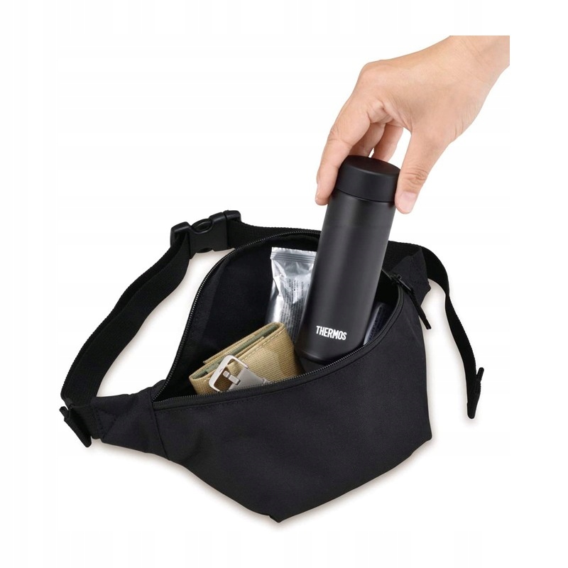 Termos kieszonkowy Thermos na jedną kawę, czarny 150 ml