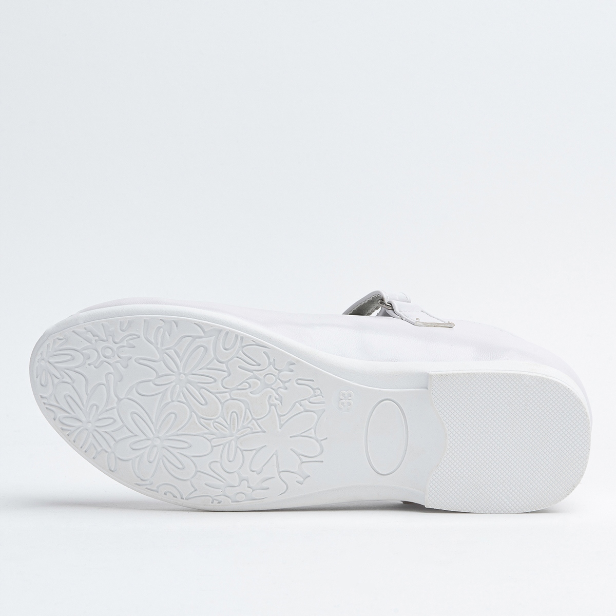 Baleriny półbuty wkł.SKÓRA buty komunijne Wojtyłko Długość wkładki wew. 19 cm