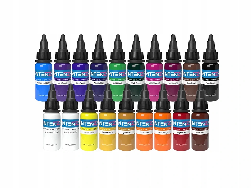 Intenze Ink Gen-Z 19 Color Set 19 x 30 ml