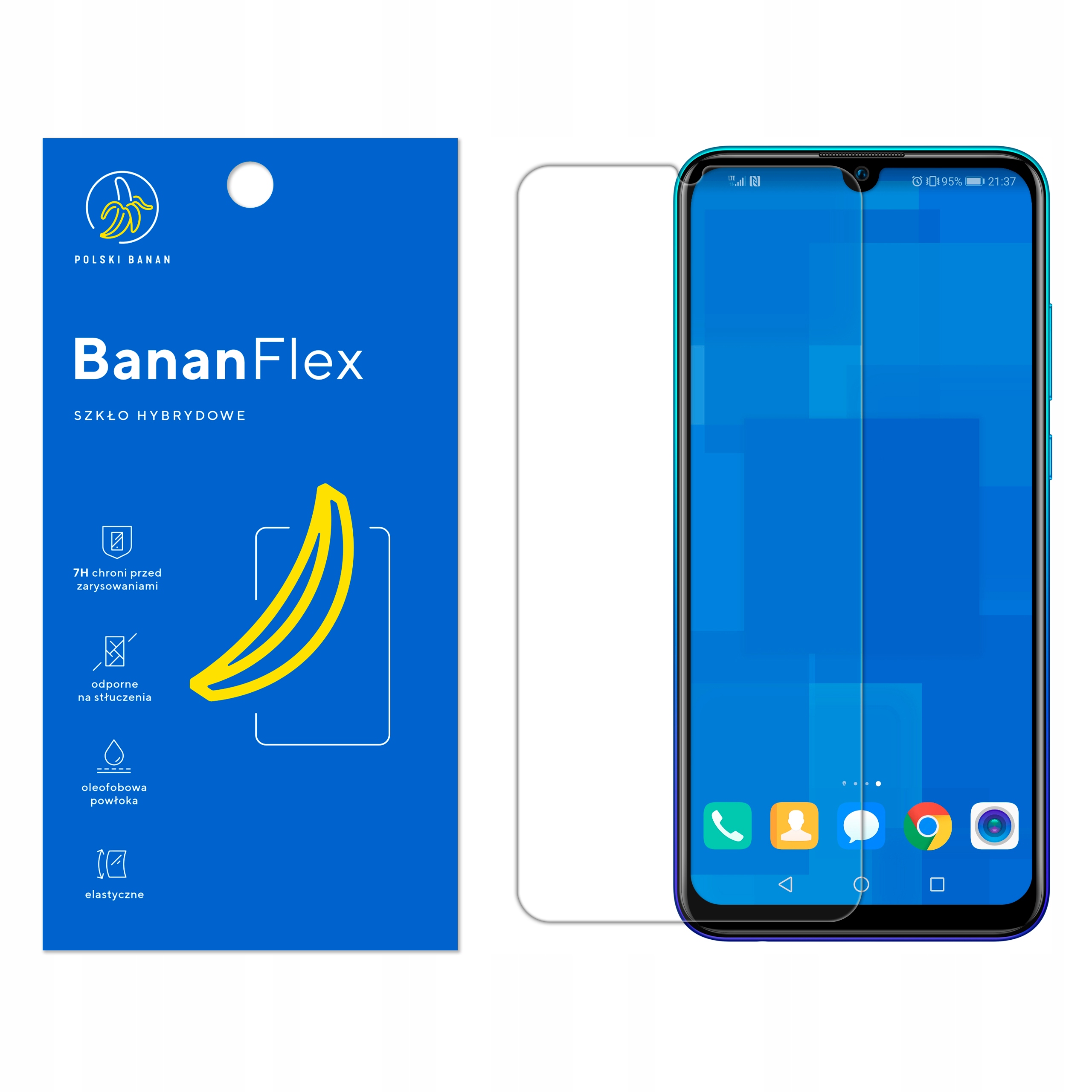 

Szkło Hybrydowe 7H do Huawei P Smart 2019
