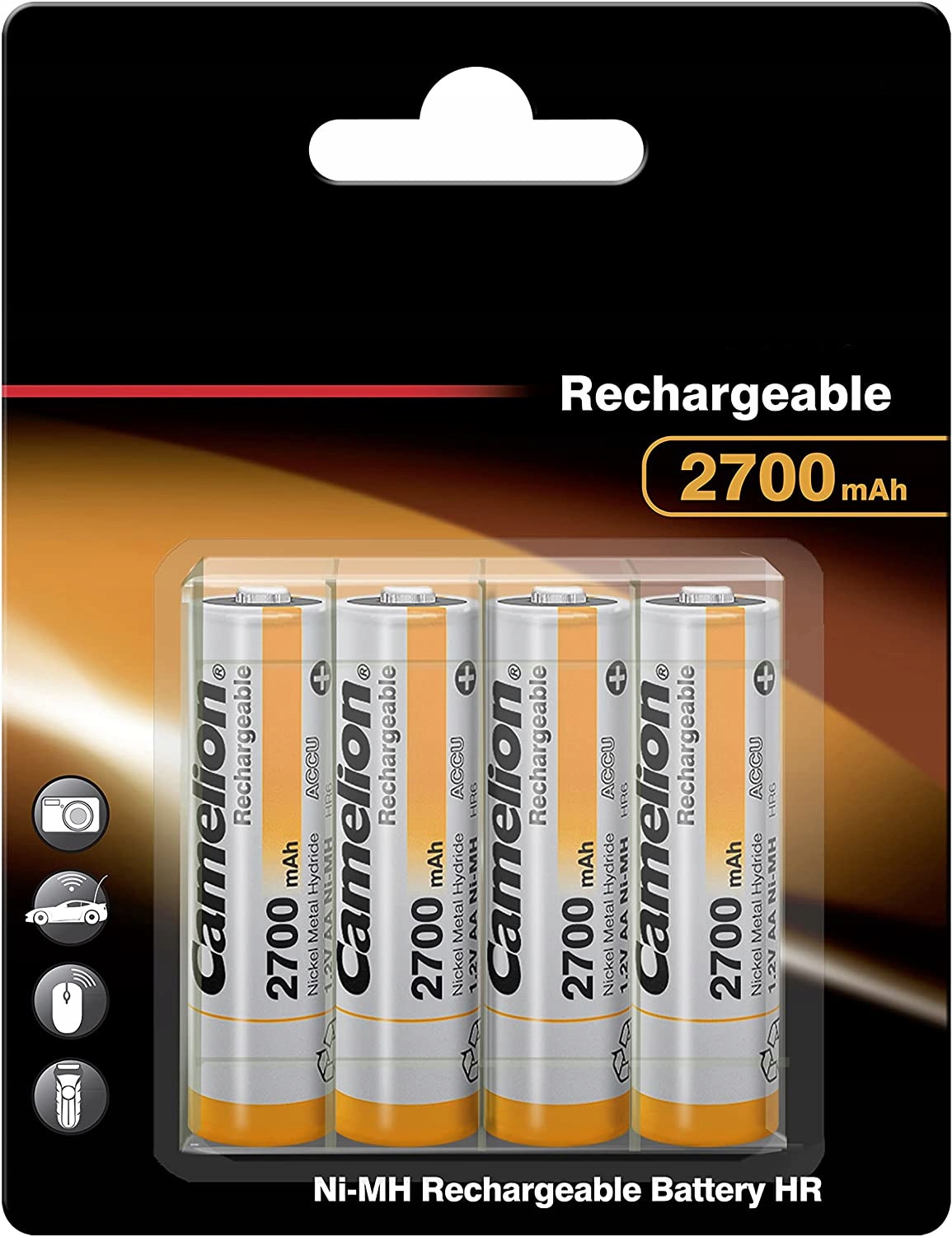 BATERIE AKUMULATORKI AAA R3 1100mAh OGNIWO x 4