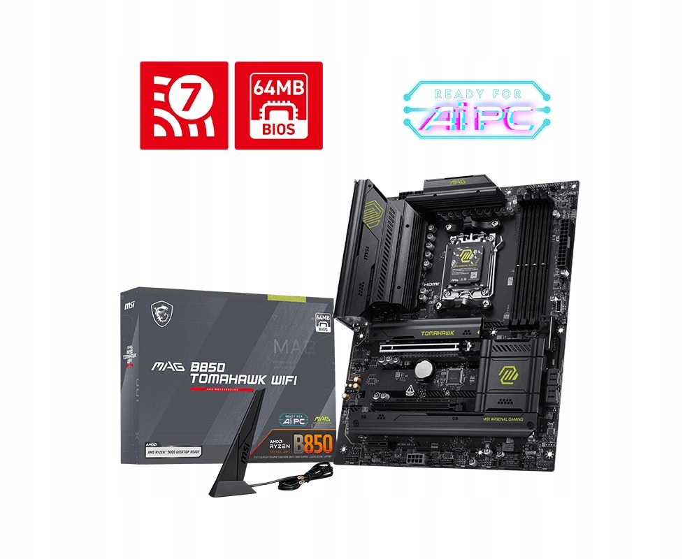 Msi Mag B850 Tomahawk WIFI/AM5/ATX