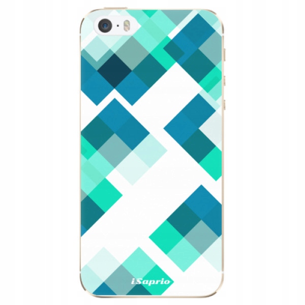 Silikonowe etui iSaprio Abstract Squares 11 na iPhone 5/5S/SE