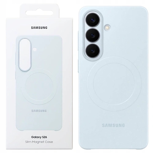 Pouzdro Zadní Kryt Samsung Galaxy S26 Slim Magnet Case Modré Originální