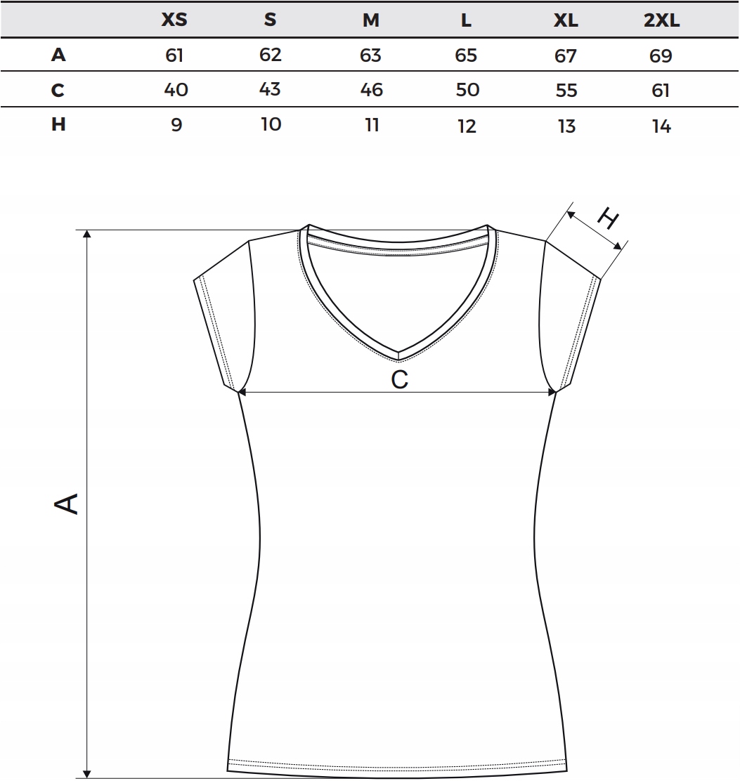 MALFINI FIT V-NECK 162 DOPASOWANA ELASTYCZNA koszulka damska T-shirt M Rozmiar M