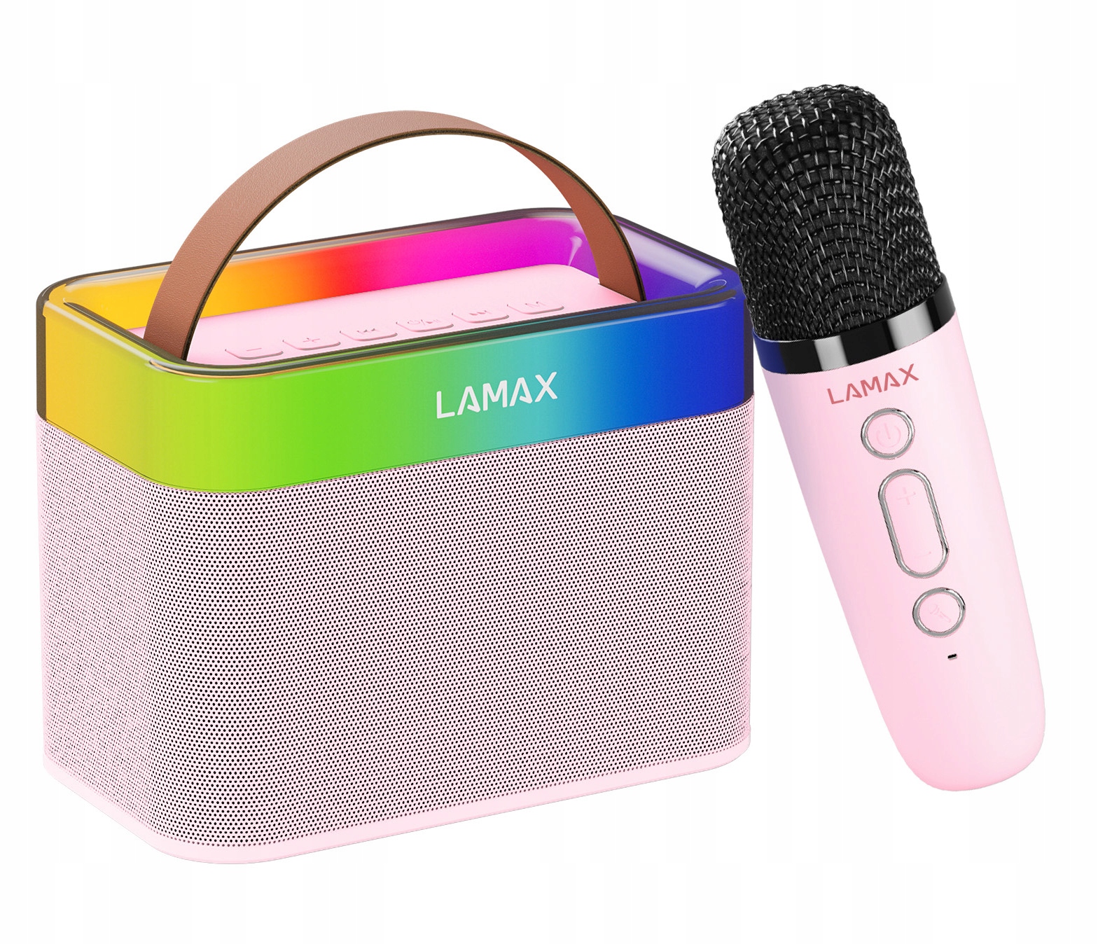 Přenosný reproduktor pro děti pro karaoke s Led mikrofonem a měničem hlasu