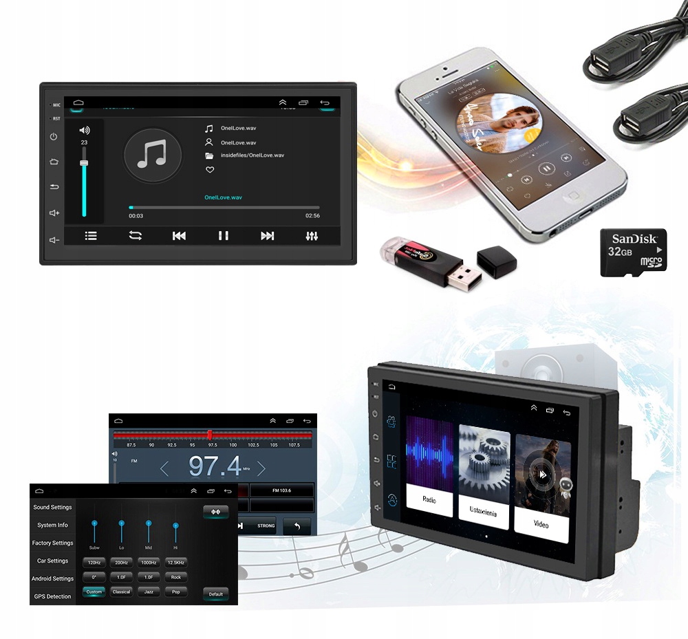 RADIO SAMOCHODOWE do VW GOLF 4 1998 - 2006 ANDROID Kod producenta 441