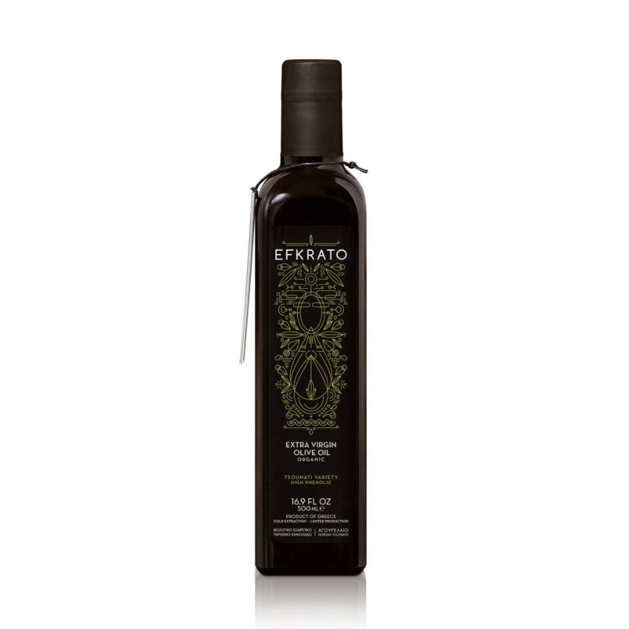 Efkrato extra panenský olej premium raná sklizeň Tsounati 500 ml Bio