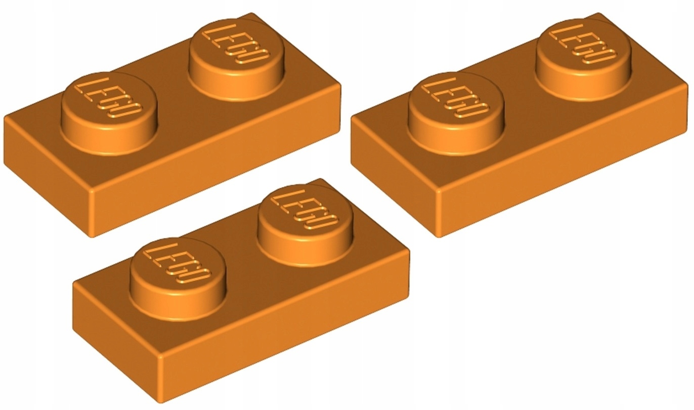 

Lego Płytka 1x2 Pomarańczowa (3023/4177932) 3szt