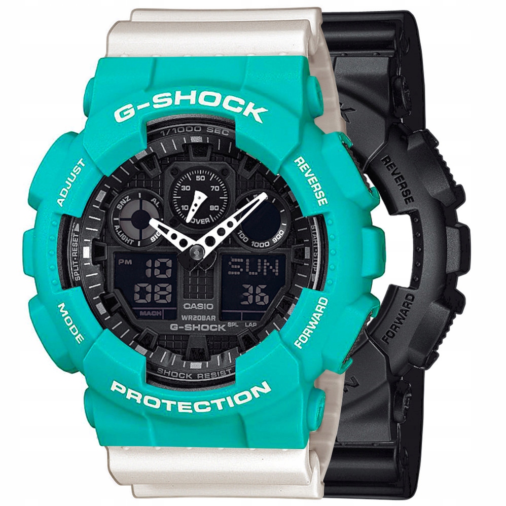 Hodinky Casio G-Shock Set GA-100-1A1ER Bezel 10410475 Řemínek 10395227 20
